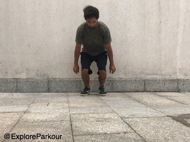 squat crawl progression