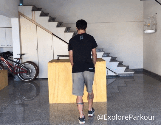 palm spin problem landing backwards to the obstacle