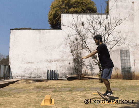 plyo progression precision overshot landing with arms back