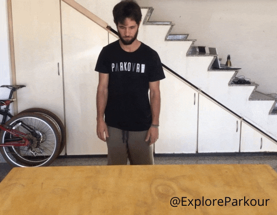 palm spin technique front shot