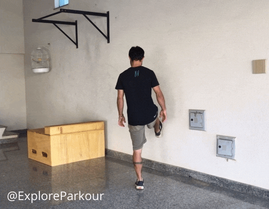 técnica tic tac lateral corrida/entrada