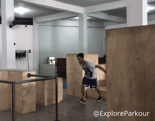plyometric jump modifier cat pass to cat leap