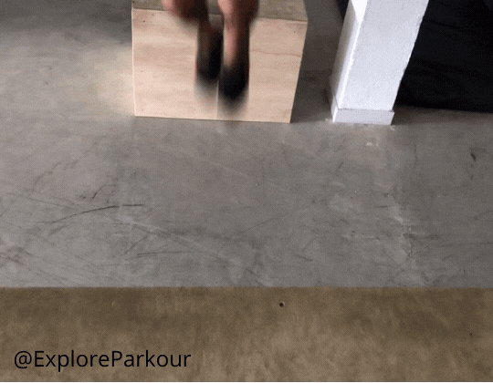 technique cat leap hands shot